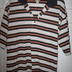 Slazenger Golf Striped Polo Shirt Men's Size Large